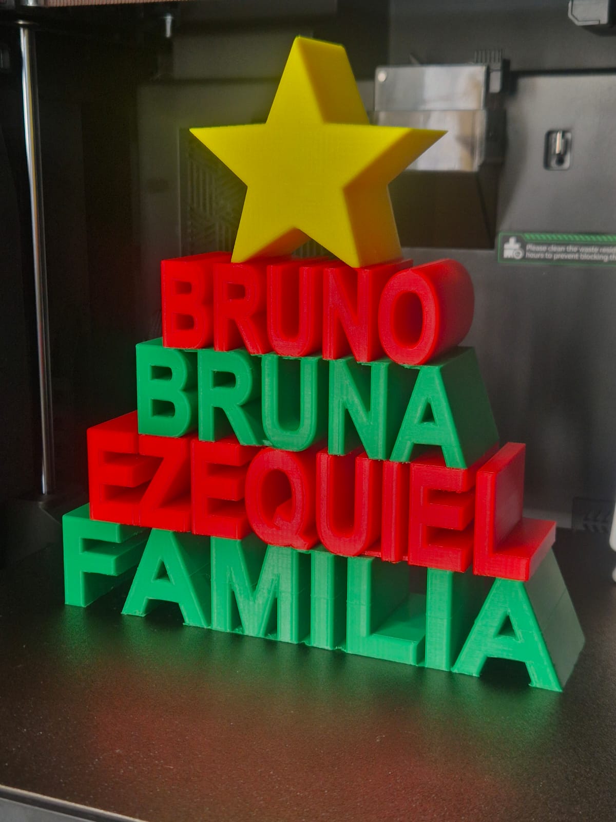 Árvore de Natal personalizada em impressão 3D